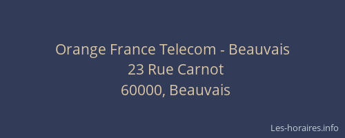 Orange France Telecom - Beauvais