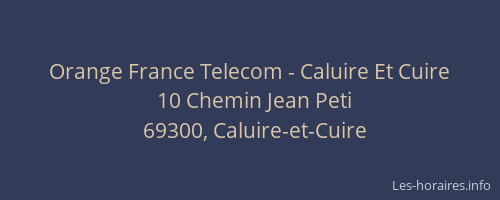 Orange France Telecom - Caluire Et Cuire