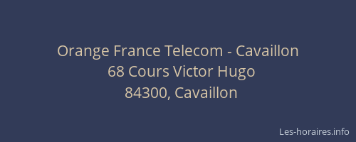 Orange France Telecom - Cavaillon