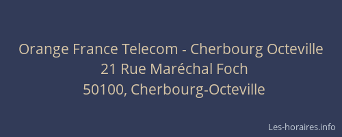 Orange France Telecom - Cherbourg Octeville
