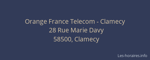 Orange France Telecom - Clamecy