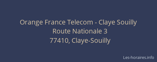 Orange France Telecom - Claye Souilly