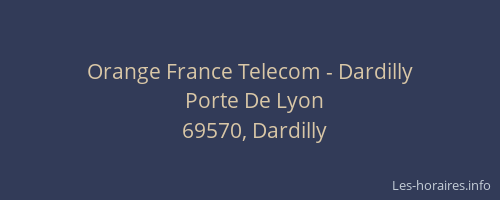 Orange France Telecom - Dardilly