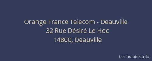 Orange France Telecom - Deauville