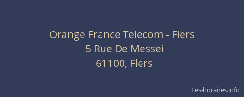 Orange France Telecom - Flers