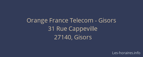 Orange France Telecom - Gisors