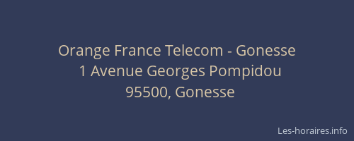 Orange France Telecom - Gonesse