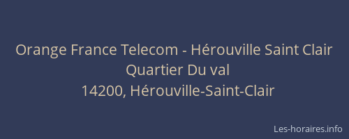 Orange France Telecom - Hérouville Saint Clair