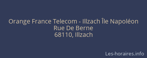 Orange France Telecom - Illzach Île Napoléon
