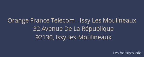 Orange France Telecom - Issy Les Moulineaux