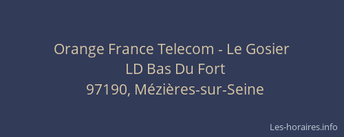 Orange France Telecom - Le Gosier