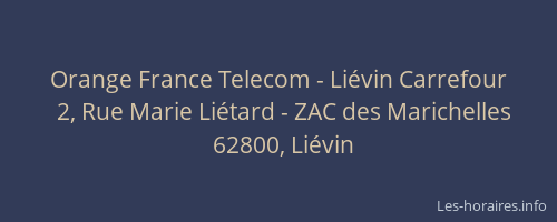 Orange France Telecom - Liévin Carrefour