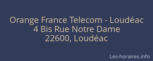 Orange France Telecom - Loudéac