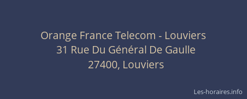 Orange France Telecom - Louviers