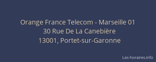 Orange France Telecom - Marseille 01