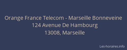 Orange France Telecom - Marseille Bonneveine