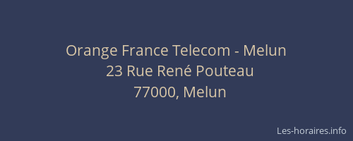 Orange France Telecom - Melun