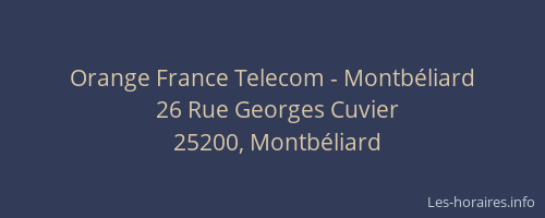 Orange France Telecom - Montbéliard