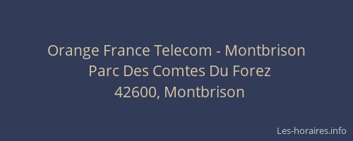 Orange France Telecom - Montbrison