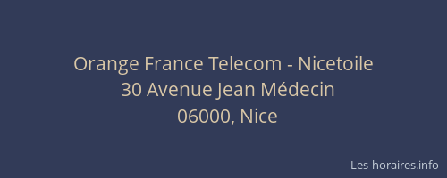 Orange France Telecom - Nicetoile