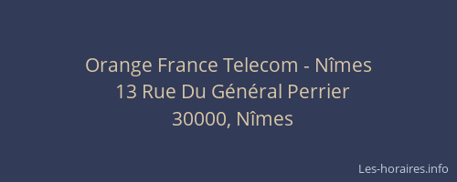Orange France Telecom - Nîmes