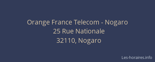 Orange France Telecom - Nogaro