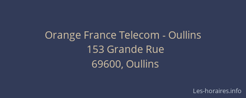 Orange France Telecom - Oullins