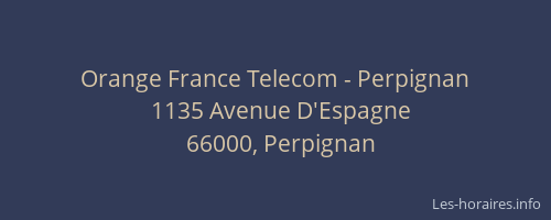 Orange France Telecom - Perpignan