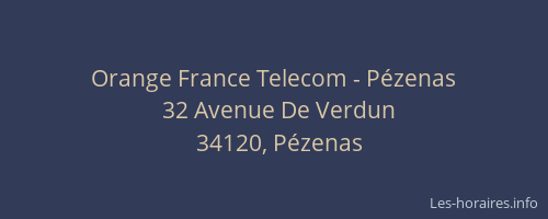 Orange France Telecom - Pézenas