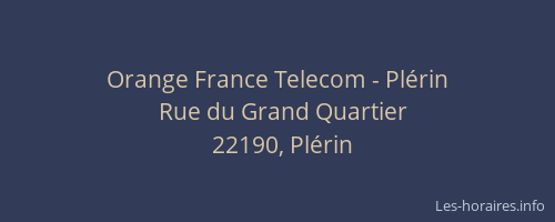 Orange France Telecom - Plérin