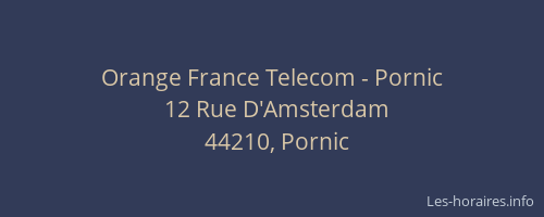 Orange France Telecom - Pornic