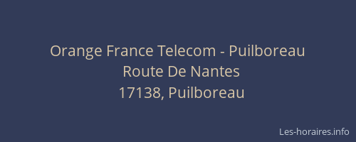 Orange France Telecom - Puilboreau