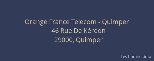 Orange France Telecom - Quimper
