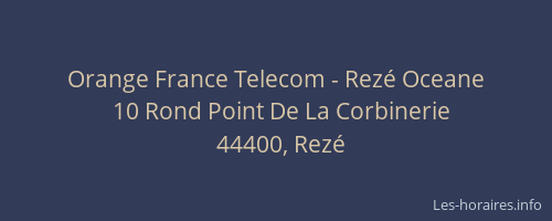 Orange France Telecom - Rezé Oceane
