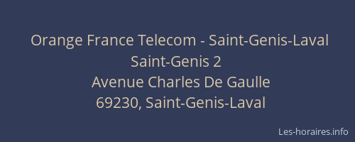 Orange France Telecom - Saint-Genis-Laval Saint-Genis 2