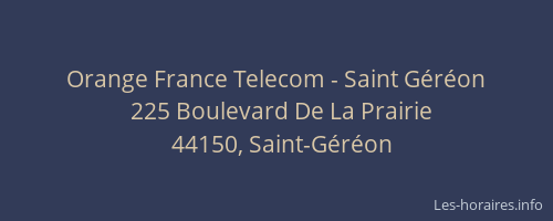 Orange France Telecom - Saint Géréon