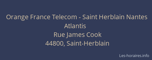 Orange France Telecom - Saint Herblain Nantes Atlantis