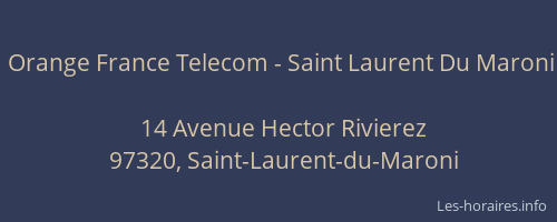 Orange France Telecom - Saint Laurent Du Maroni