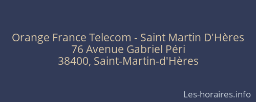 Orange France Telecom - Saint Martin D'Hères