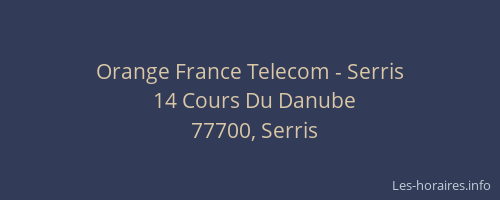 Orange France Telecom - Serris