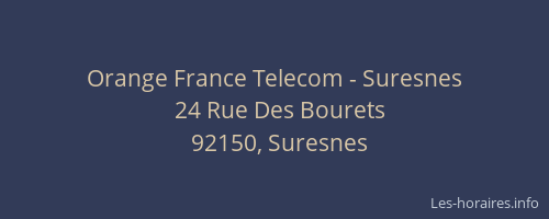 Orange France Telecom - Suresnes