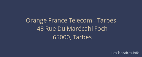 Orange France Telecom - Tarbes