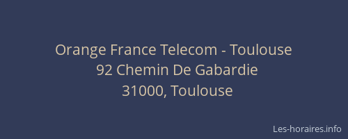 Orange France Telecom - Toulouse
