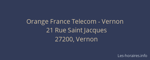 Orange France Telecom - Vernon