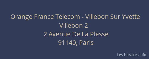 Orange France Telecom - Villebon Sur Yvette Villebon 2