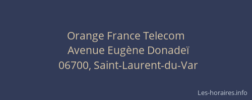 Orange France Telecom