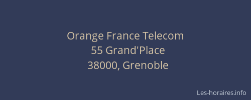 Orange France Telecom