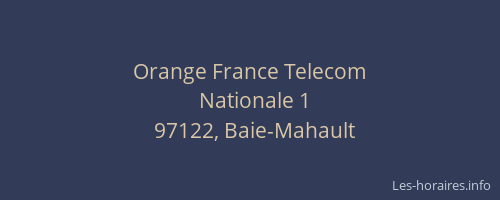 Orange France Telecom