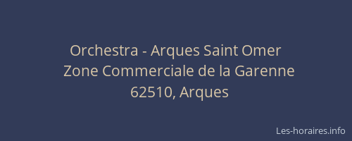 Orchestra - Arques Saint Omer