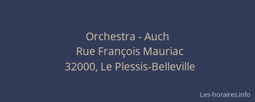 Orchestra - Auch